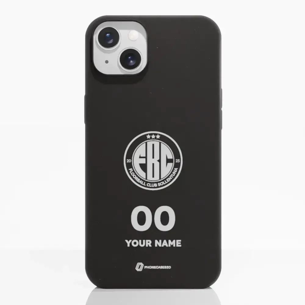 FBC Sollentuna Official Compostable Phone Case white crest + name - Image 15