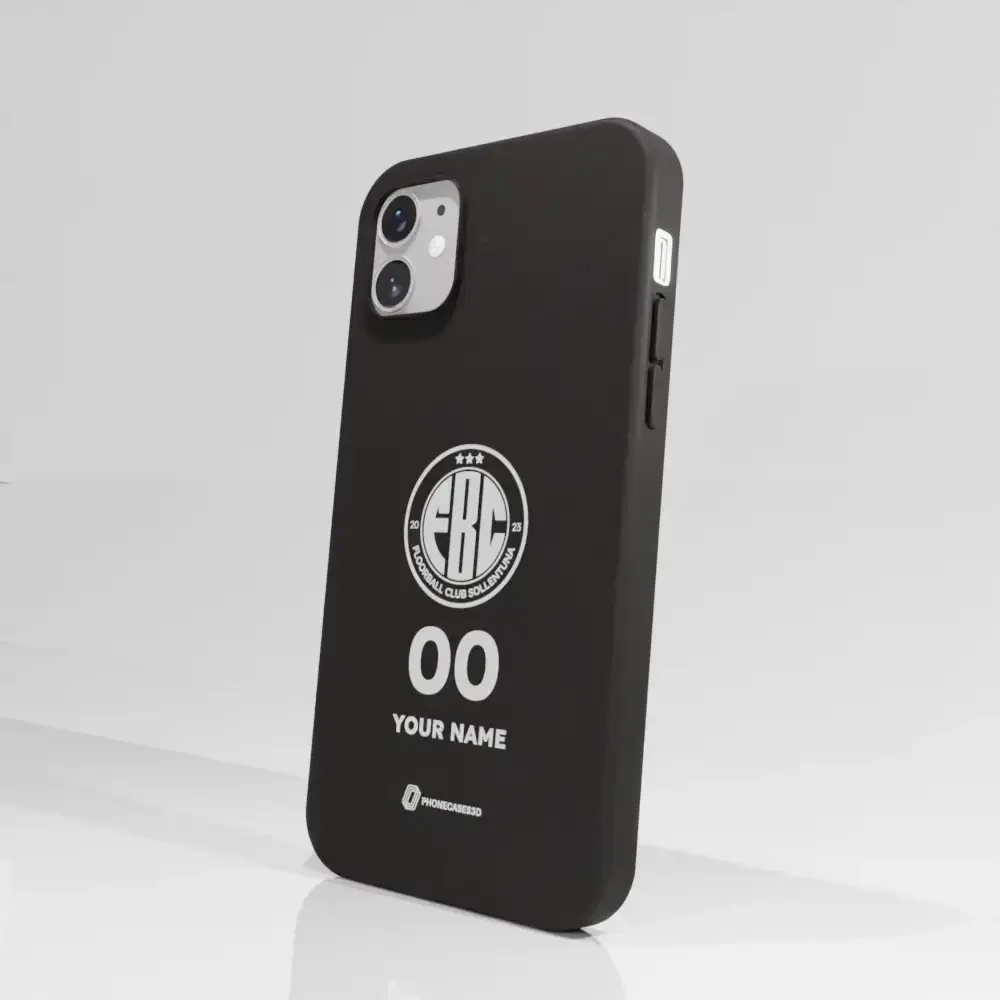 FBC Sollentuna Official Compostable Phone Case white crest + name - Image 45