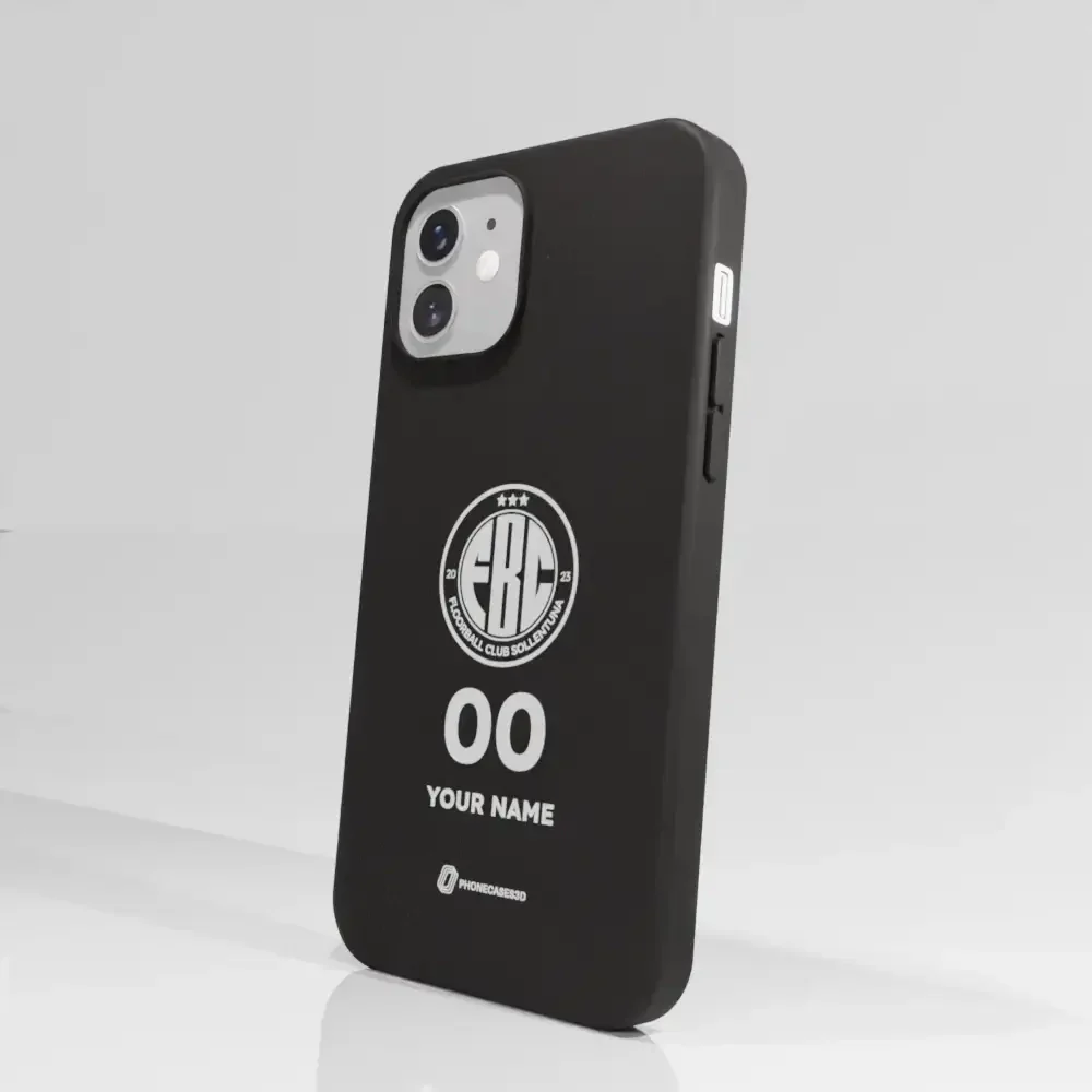 FBC Sollentuna Official Compostable Phone Case white crest + name - Image 48