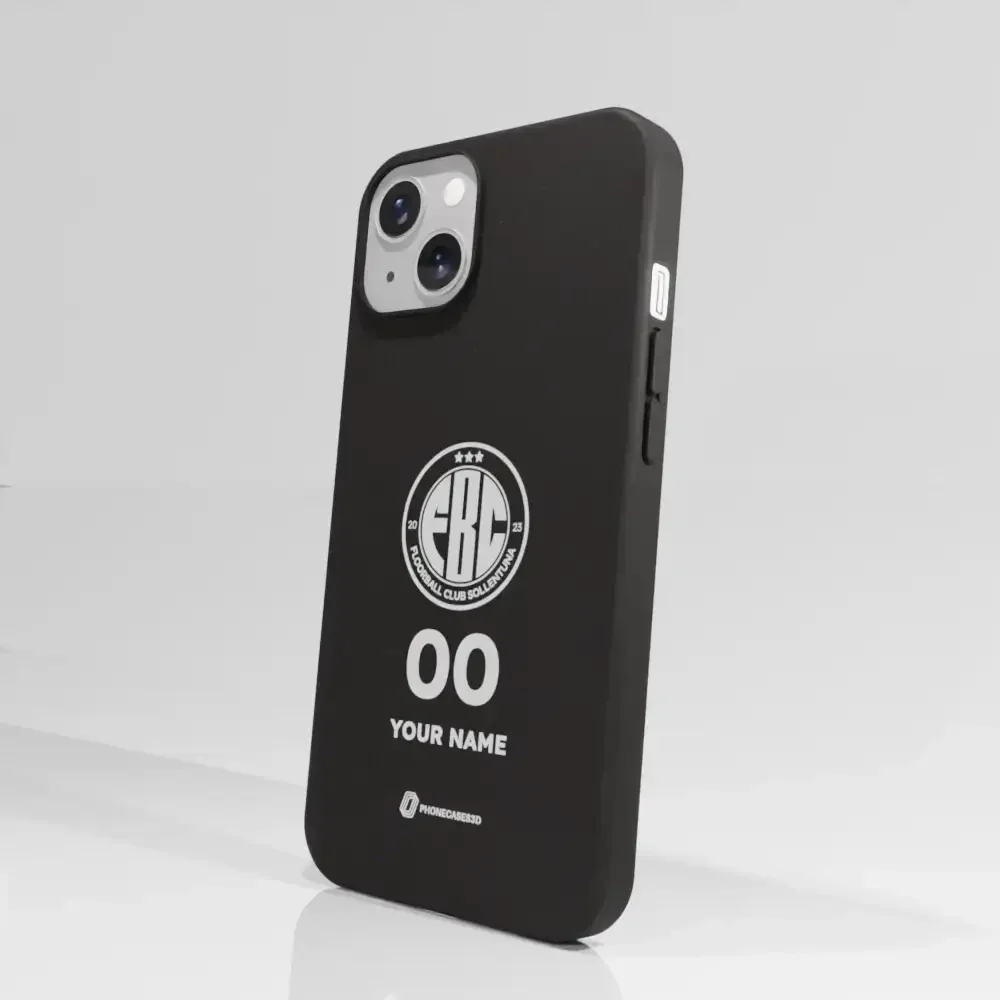 FBC Sollentuna Official Compostable Phone Case white crest + name - Image 51