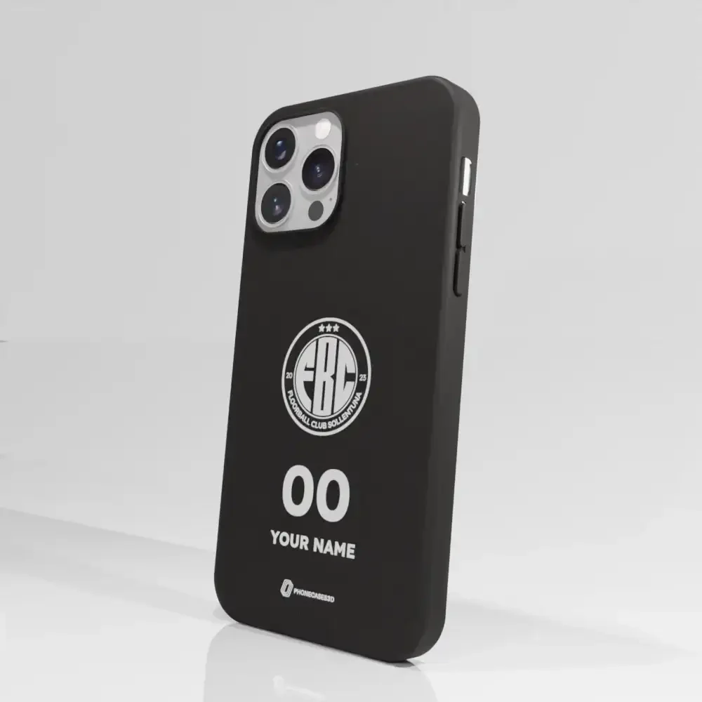 FBC Sollentuna Official Compostable Phone Case white crest + name - Image 53