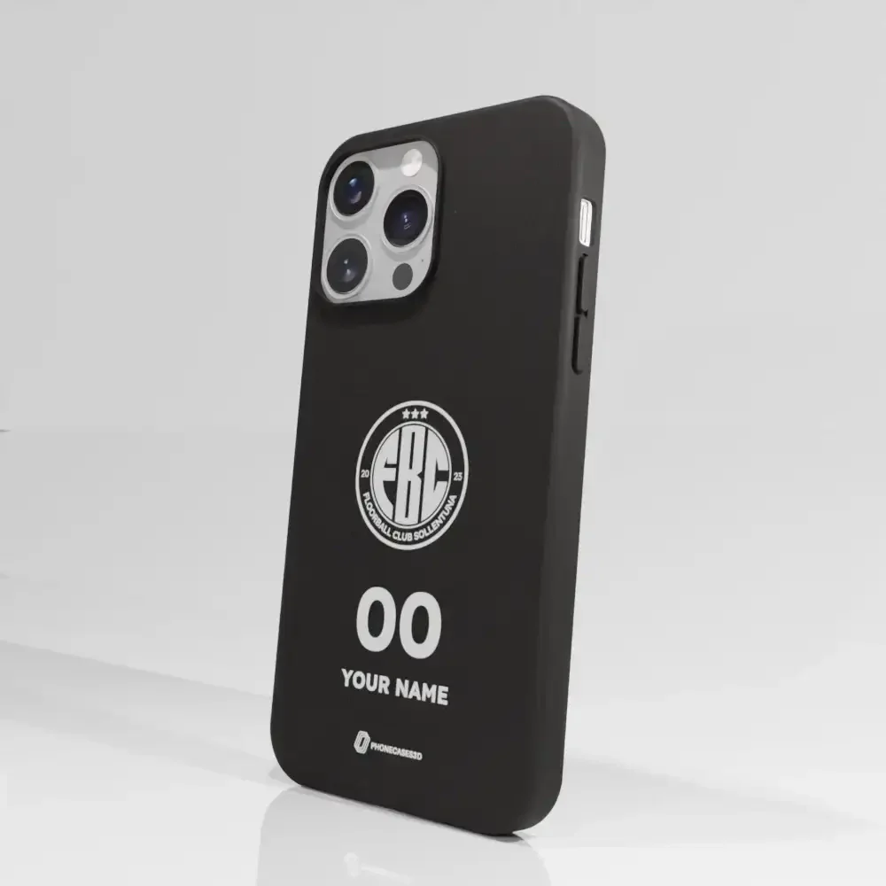 FBC Sollentuna Official Compostable Phone Case white crest + name - Image 57