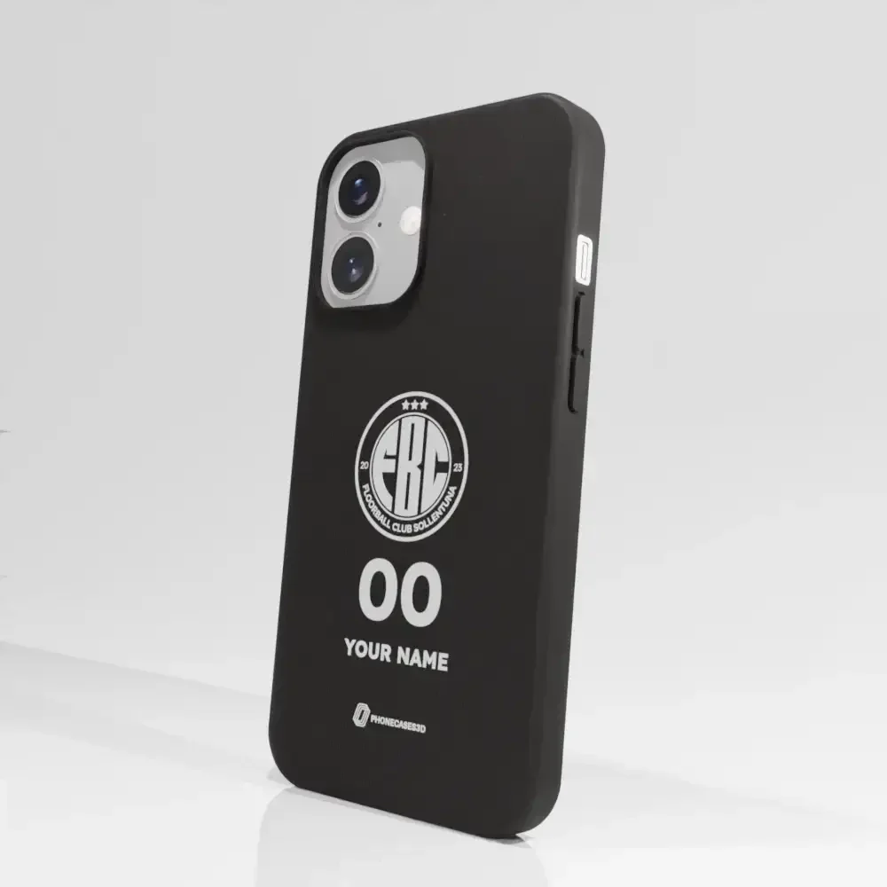 FBC Sollentuna Official Compostable Phone Case white crest + name - Image 62
