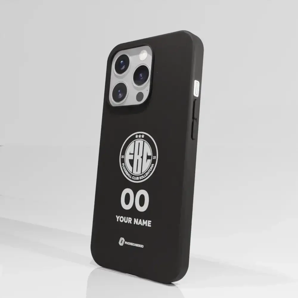 FBC Sollentuna Official Compostable Phone Case white crest + name - Image 65