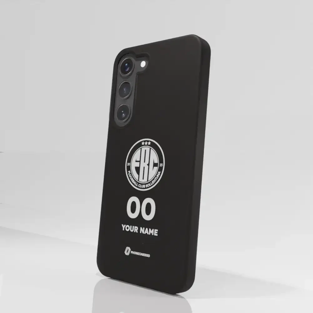 FBC Sollentuna Official Compostable Phone Case white crest + name - Image 73