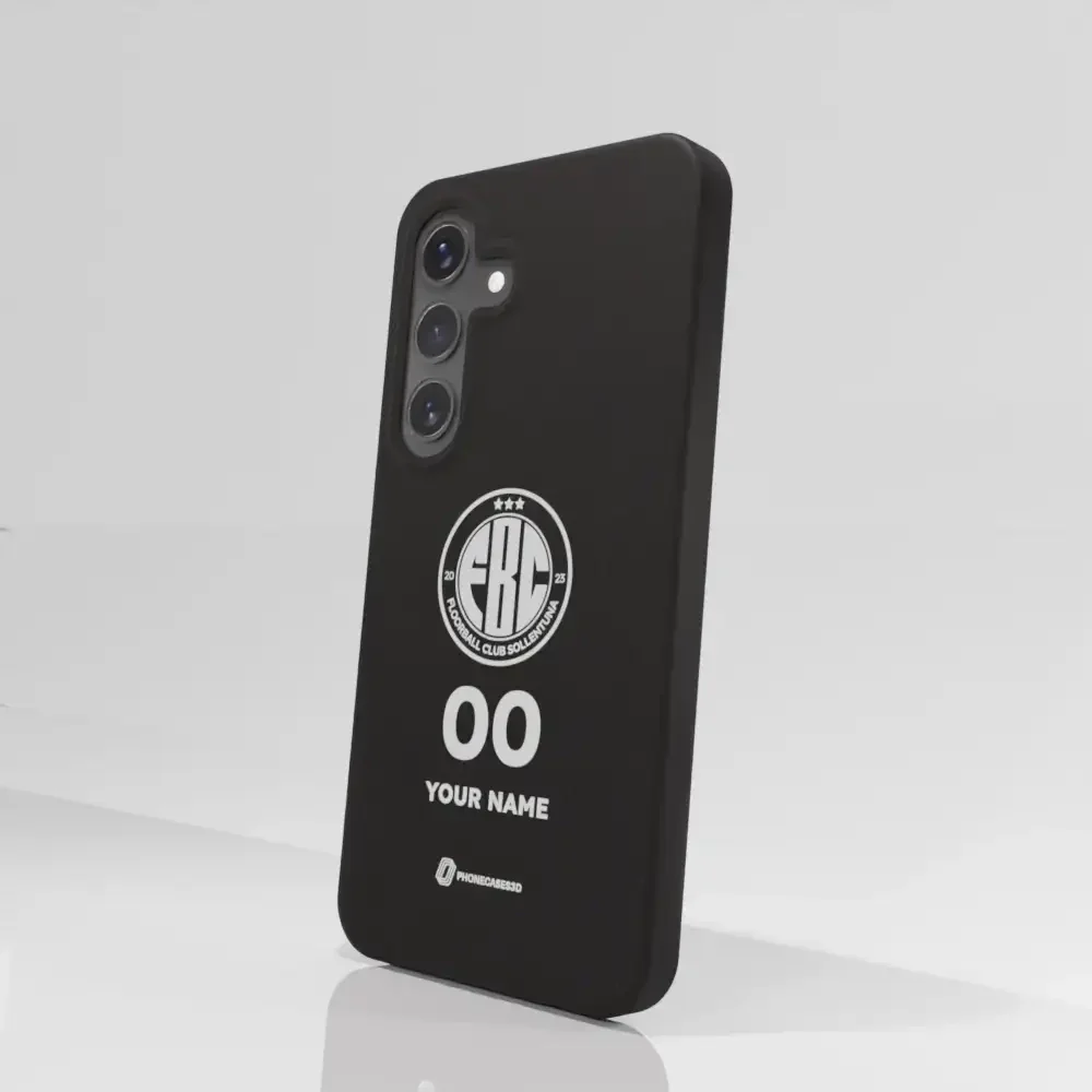 FBC Sollentuna Official Compostable Phone Case white crest + name - Image 79