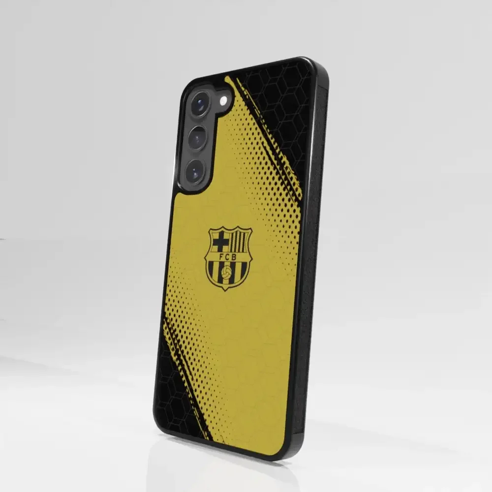 FC Barcelona Official 3D Phone Case Design Black and Yellow - Image 102