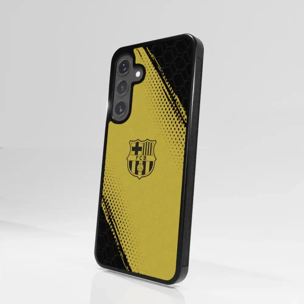 FC Barcelona Official 3D Phone Case Design Black and Yellow - Image 105
