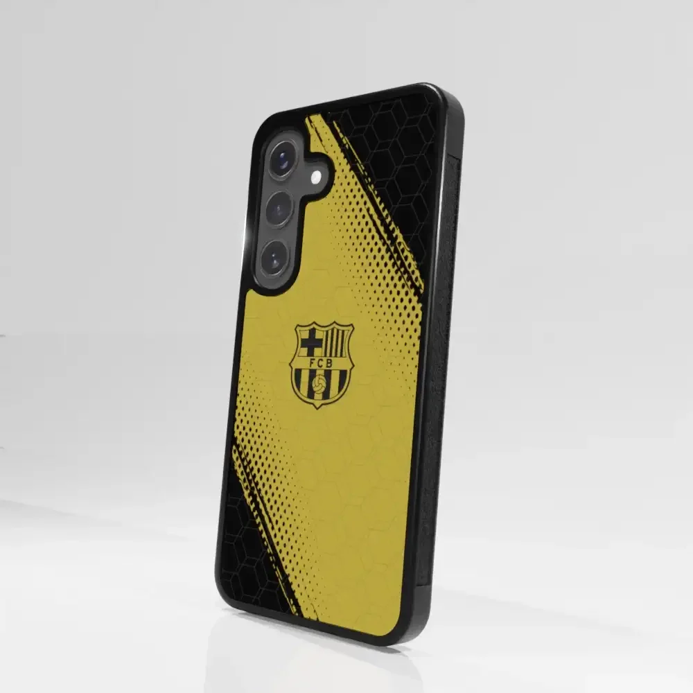 FC Barcelona Official 3D Phone Case Design Black and Yellow - Image 107
