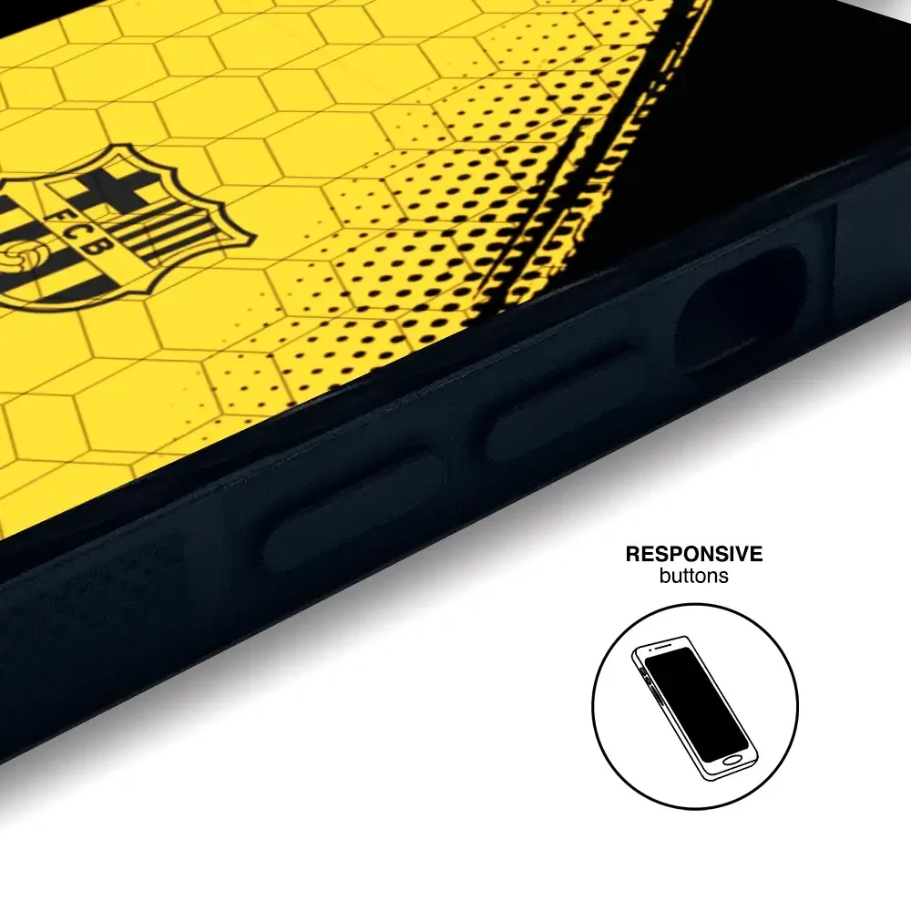 FC Barcelona Official 3D Phone Case Design Black and Yellow - Image 114