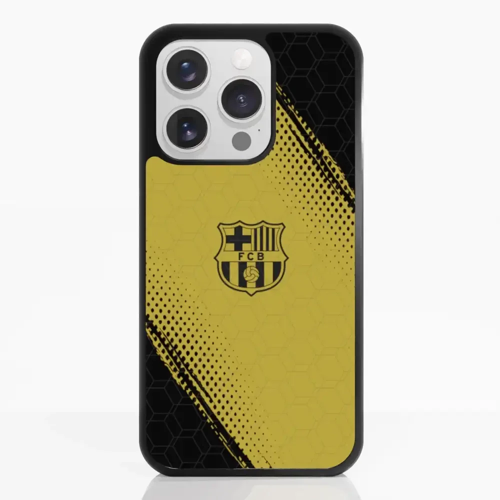 FC Barcelona Official 3D Phone Case Design Black and Yellow - Image 18