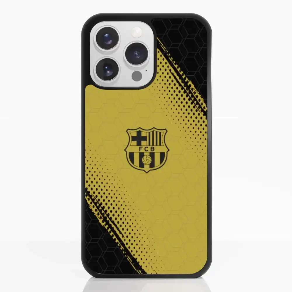 FC Barcelona Official 3D Phone Case Design Black and Yellow - Image 19