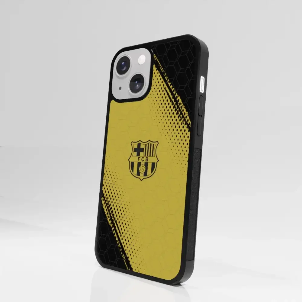 FC Barcelona Official 3D Phone Case Design Black and Yellow - Image 79