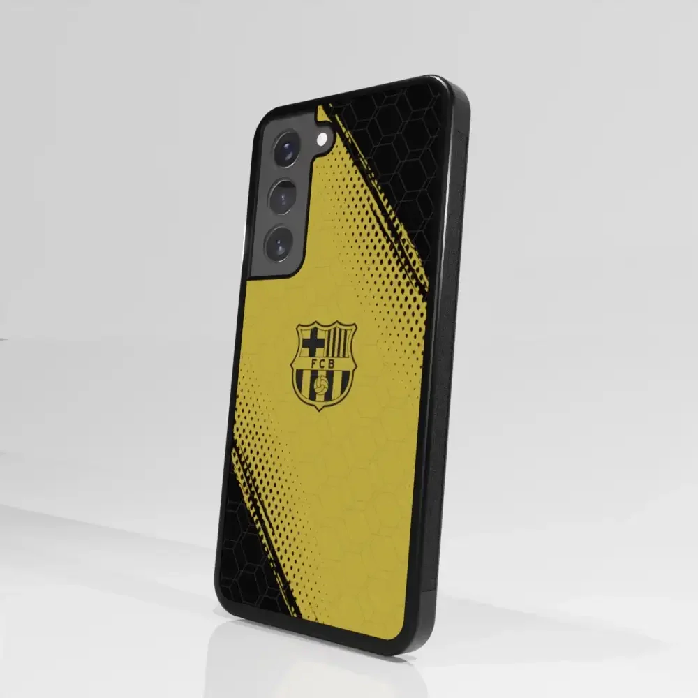 FC Barcelona Official 3D Phone Case Design Black and Yellow - Image 98
