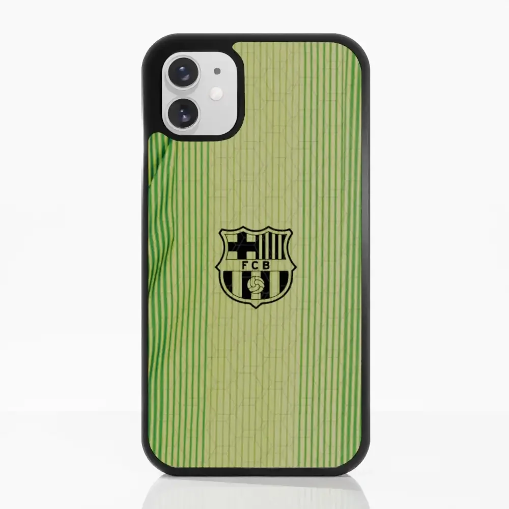 Official FC Barcelona 3D Phone Case with Goalkeeper Shirt Design