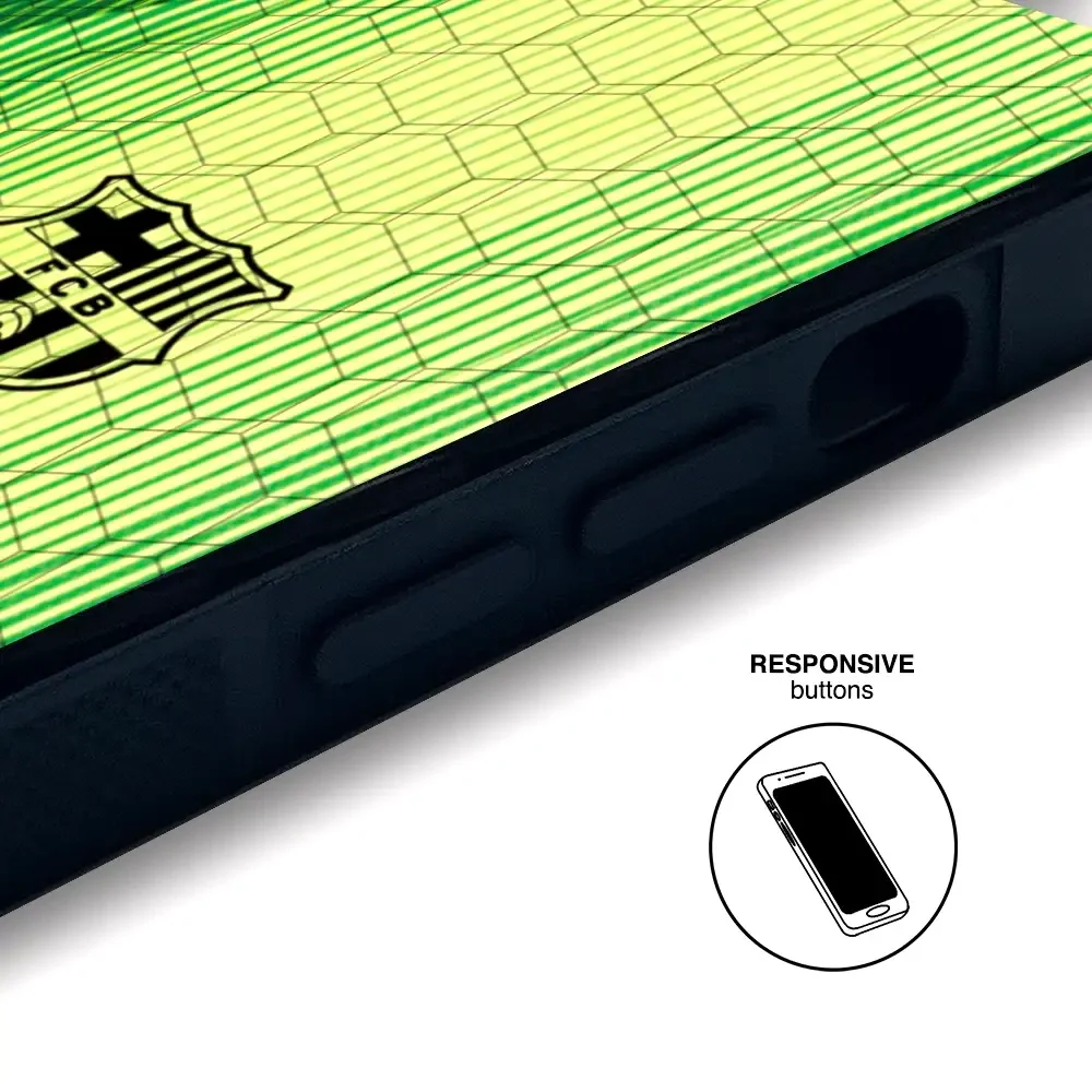 Official FC Barcelona 3D Phone Case with Goalkeeper Shirt Design - Image 116