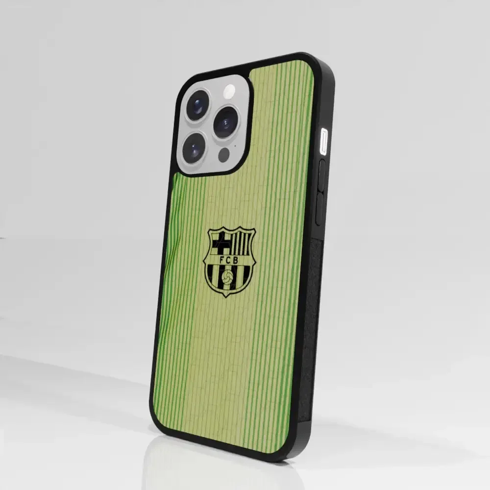 Official FC Barcelona 3D Phone Case with Goalkeeper Shirt Design - Image 85
