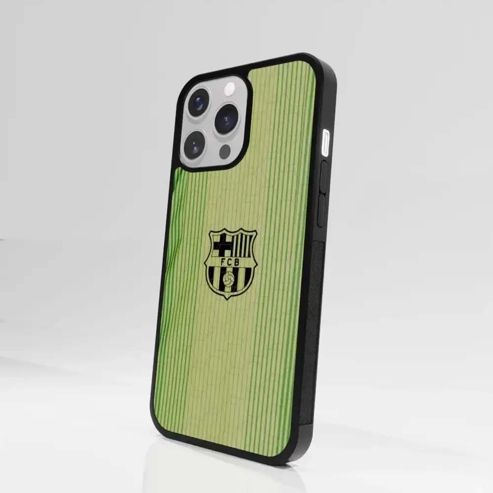 Official FC Barcelona 3D Phone Case with Goalkeeper Shirt Design - Image 89