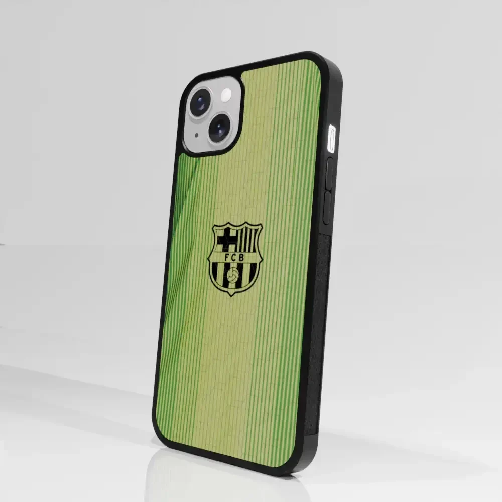 Official FC Barcelona 3D Phone Case with Goalkeeper Shirt Design - Image 92