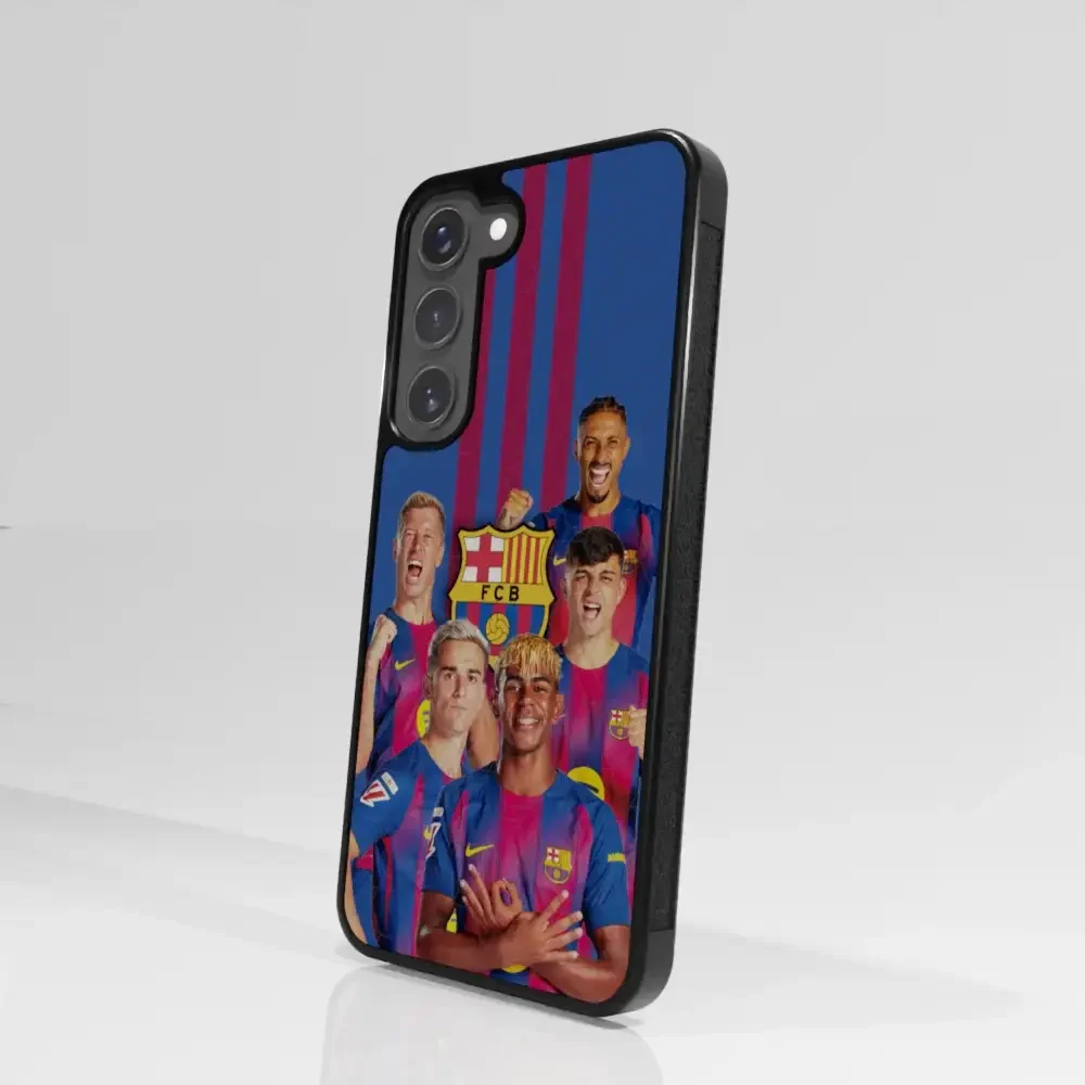 FC Barcelona Official 3D Phone Case Design Players with Emblem - Image 107
