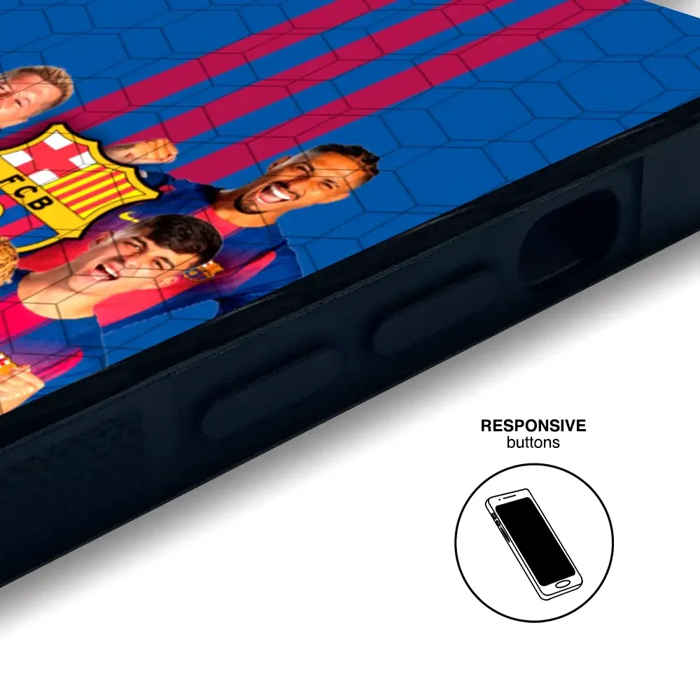 FC Barcelona Official 3D Phone Case Design Players with Emblem - Image 116