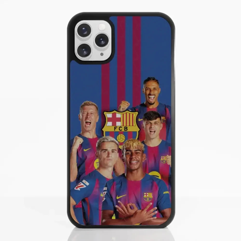 FC Barcelona Official 3D Phone Case Design Players with Emblem - Image 3