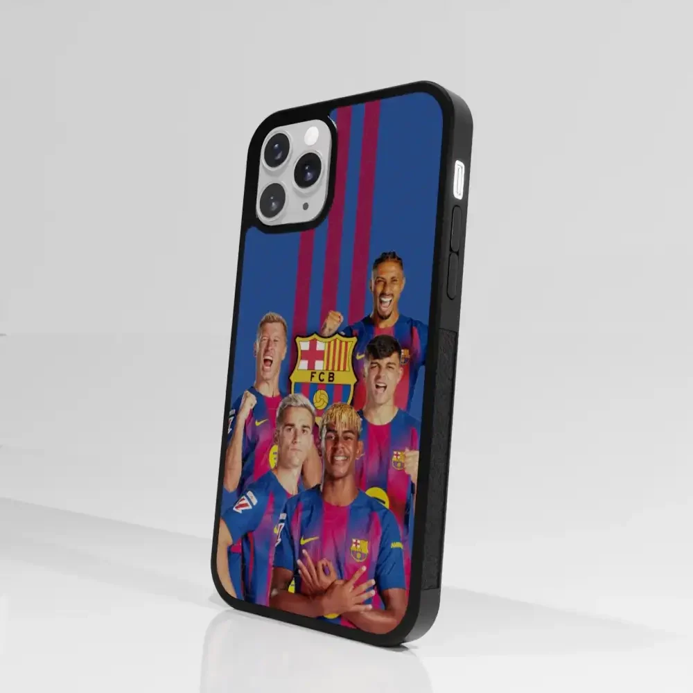 FC Barcelona Official 3D Phone Case Design Players with Emblem - Image 77