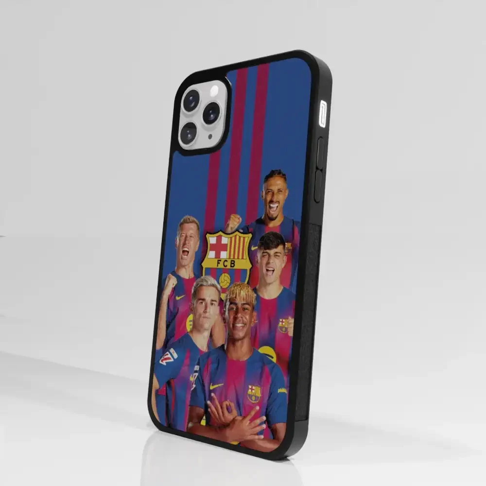 FC Barcelona Official 3D Phone Case Design Players with Emblem - Image 78