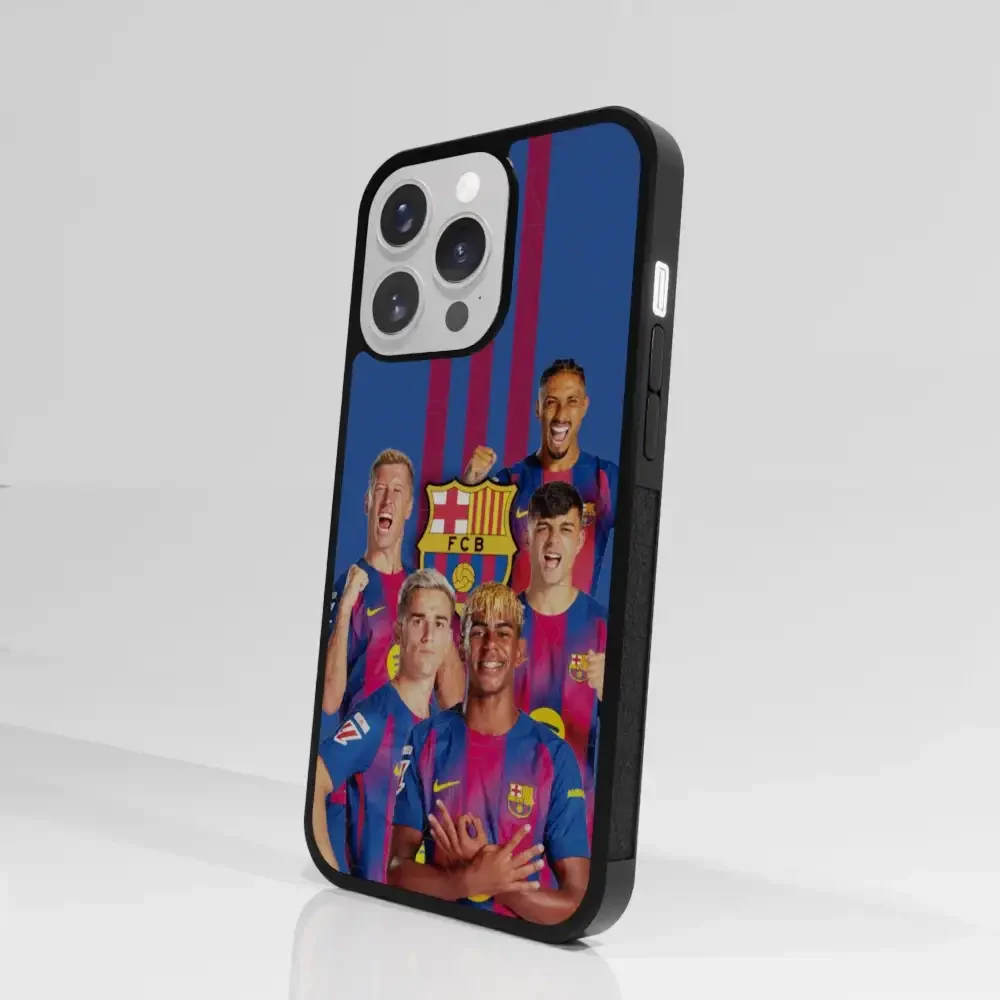 FC Barcelona Official 3D Phone Case Design Players with Emblem - Image 85