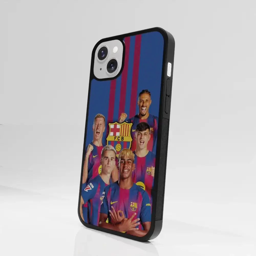FC Barcelona Official 3D Phone Case Design Players with Emblem - Image 88