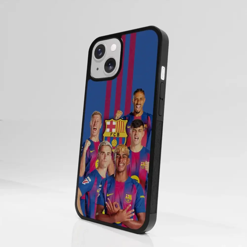 FC Barcelona Official 3D Phone Case Design Players with Emblem - Image 91