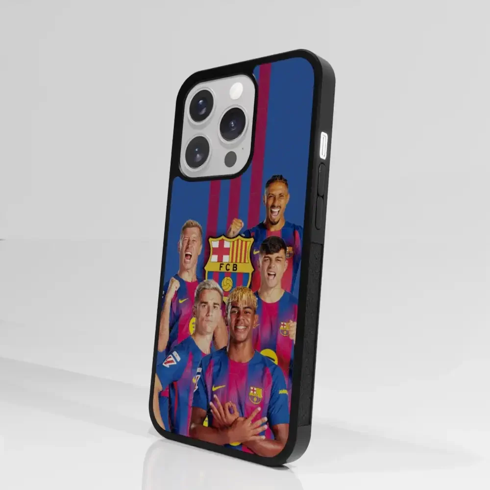 FC Barcelona Official 3D Phone Case Design Players with Emblem - Image 93