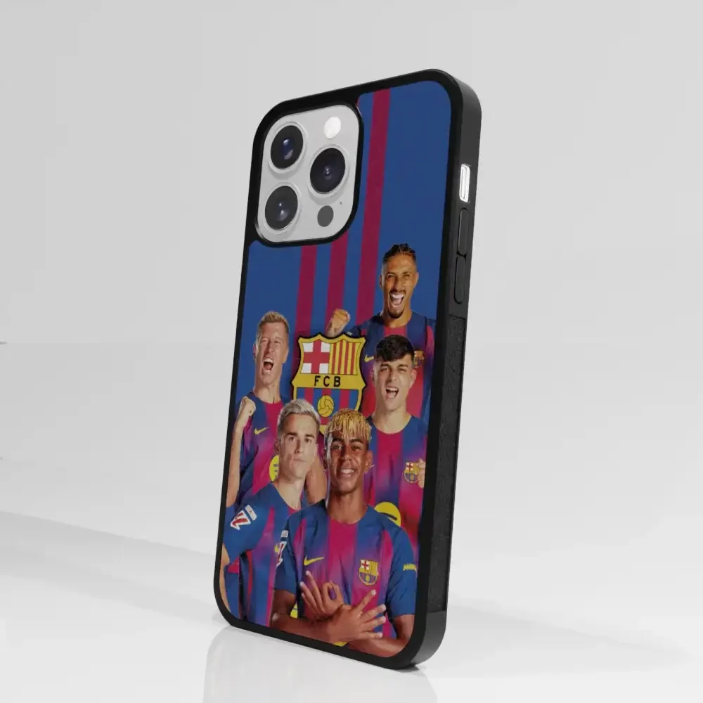 FC Barcelona Official 3D Phone Case Design Players with Emblem - Image 94