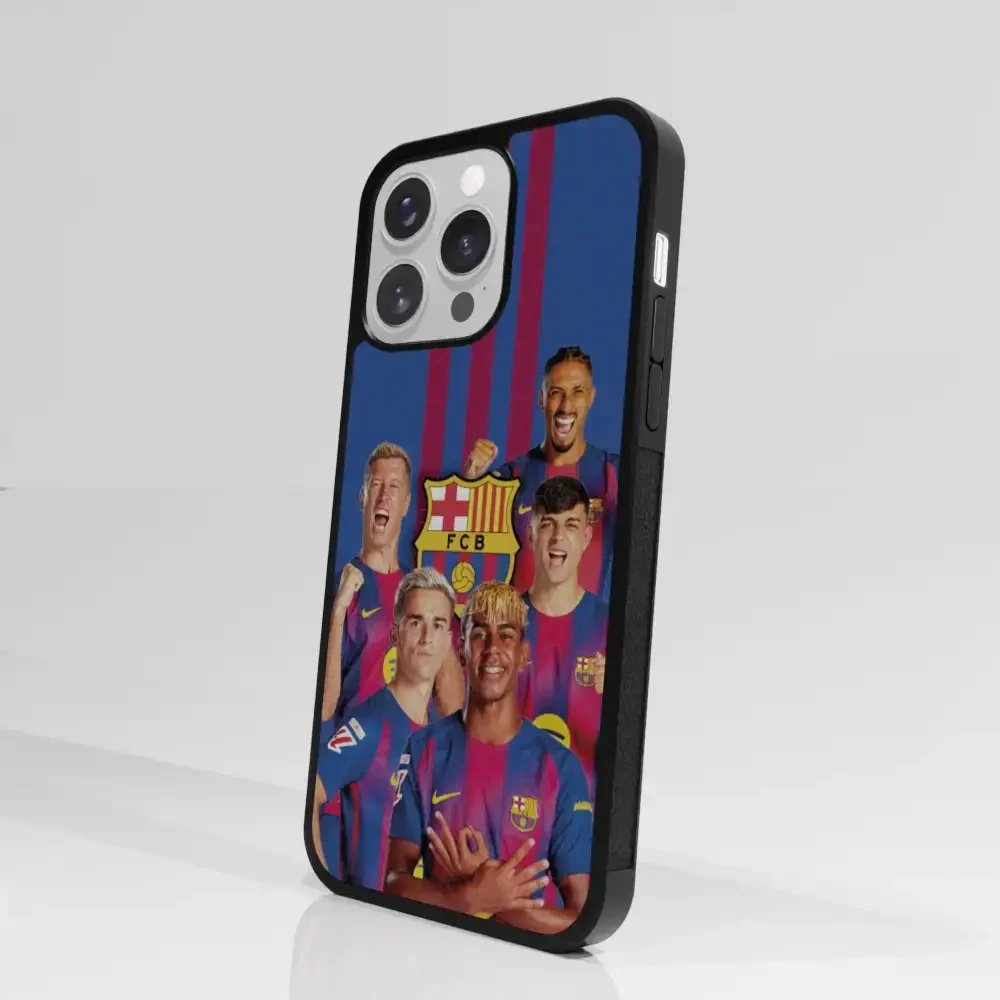 FC Barcelona Official 3D Phone Case Design Players with Emblem - Image 98