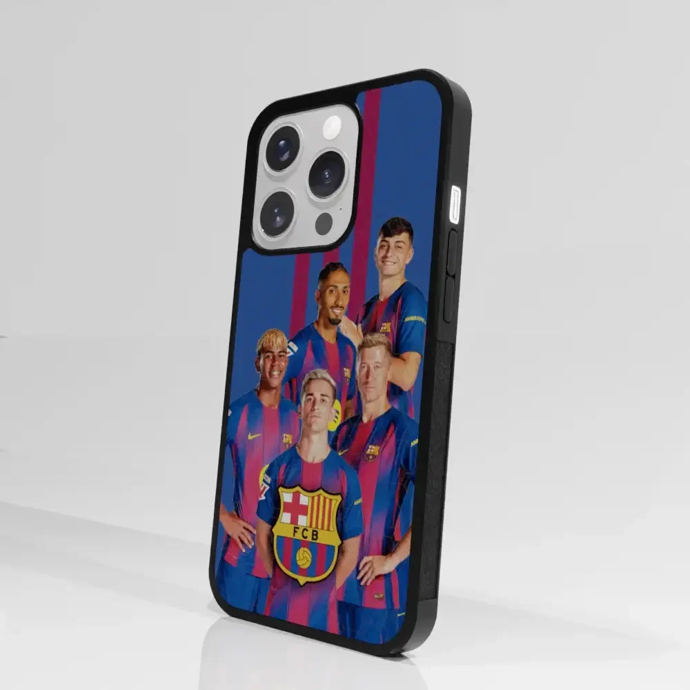 FC Barcelona Official 3D Phone Case Design Crest with players - Image 115