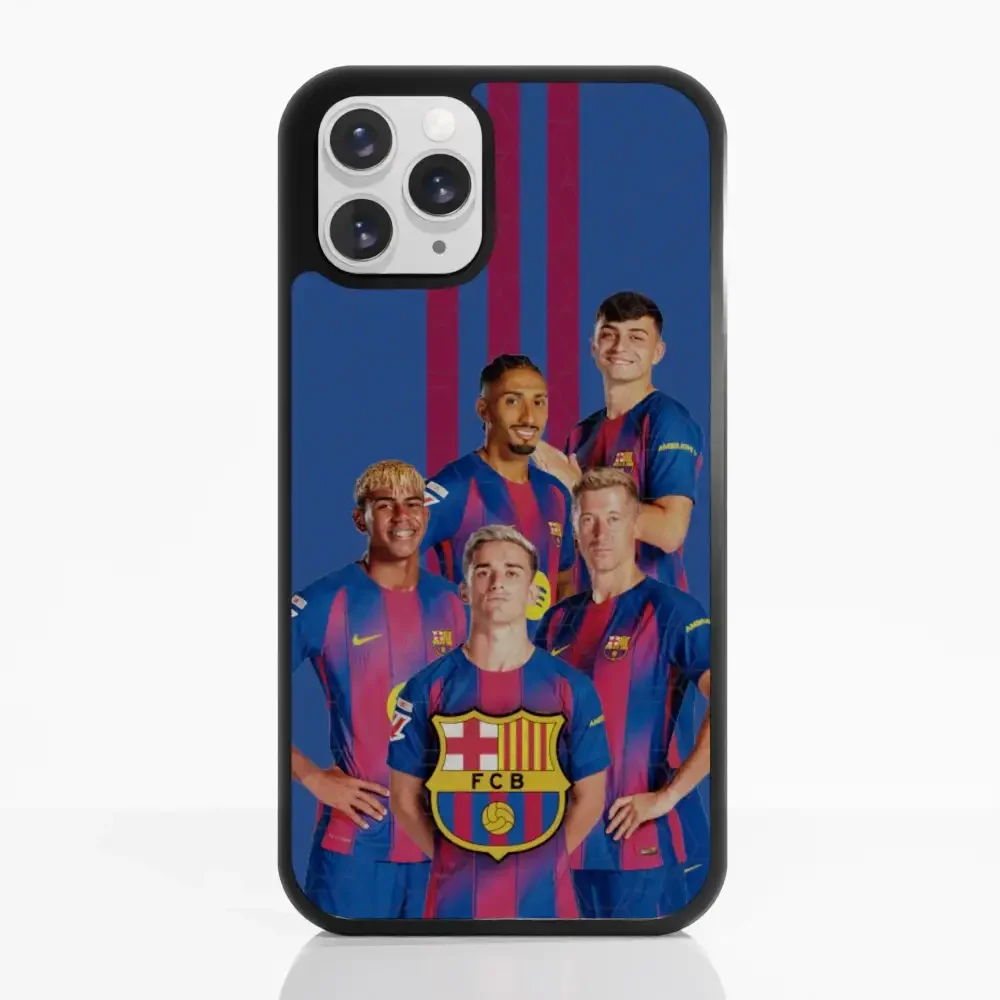 FC Barcelona Official 3D Phone Case Design Crest with players - Image 2