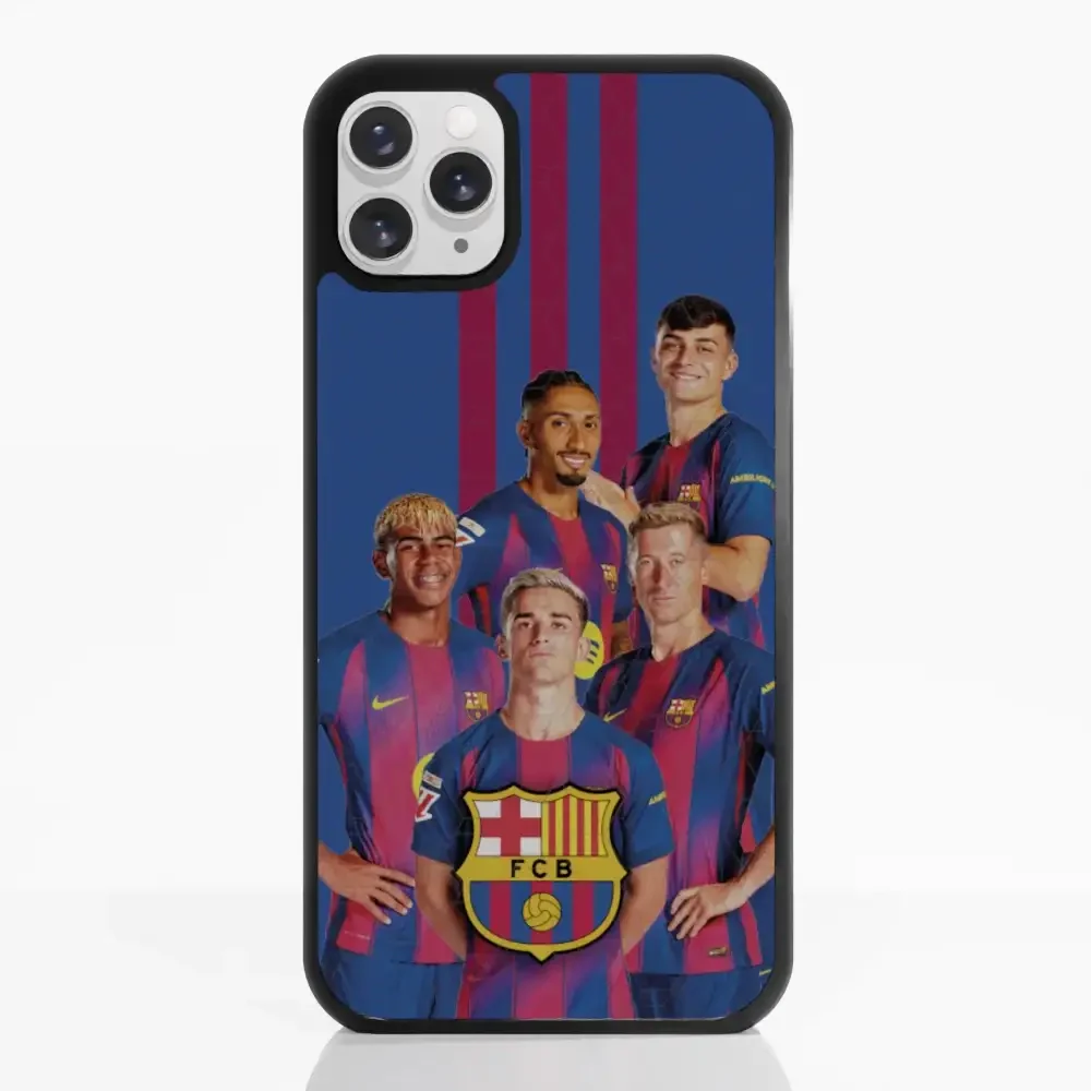 FC Barcelona Official 3D Phone Case Design Crest with players - Image 3