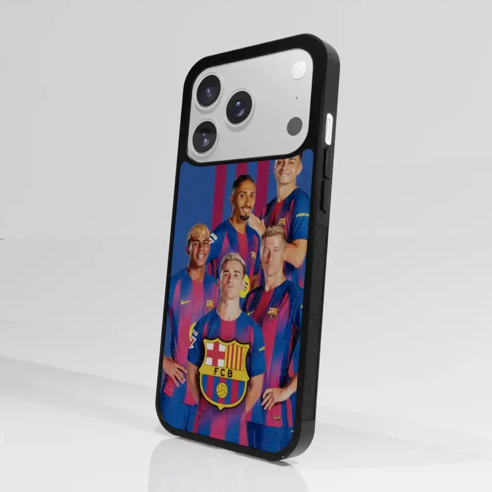 FC Barcelona Official 3D Phone Case Design Crest with players - Image 98