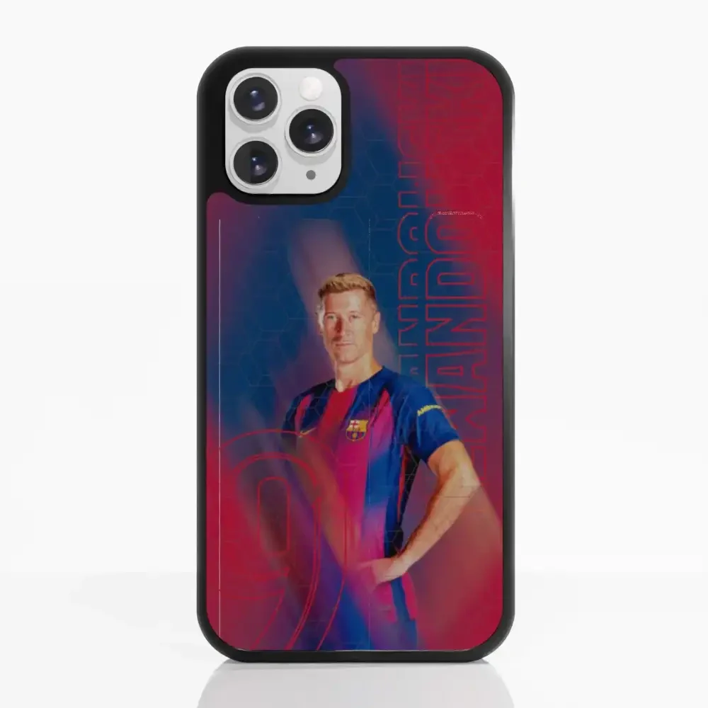 FC Barcelona Official 3D Phone Case Design Lewandowski - Image 2