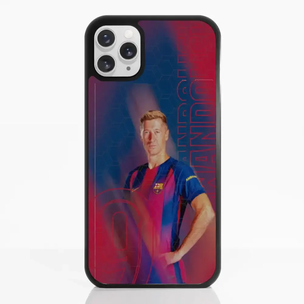 FC Barcelona Official 3D Phone Case Design Lewandowski - Image 3