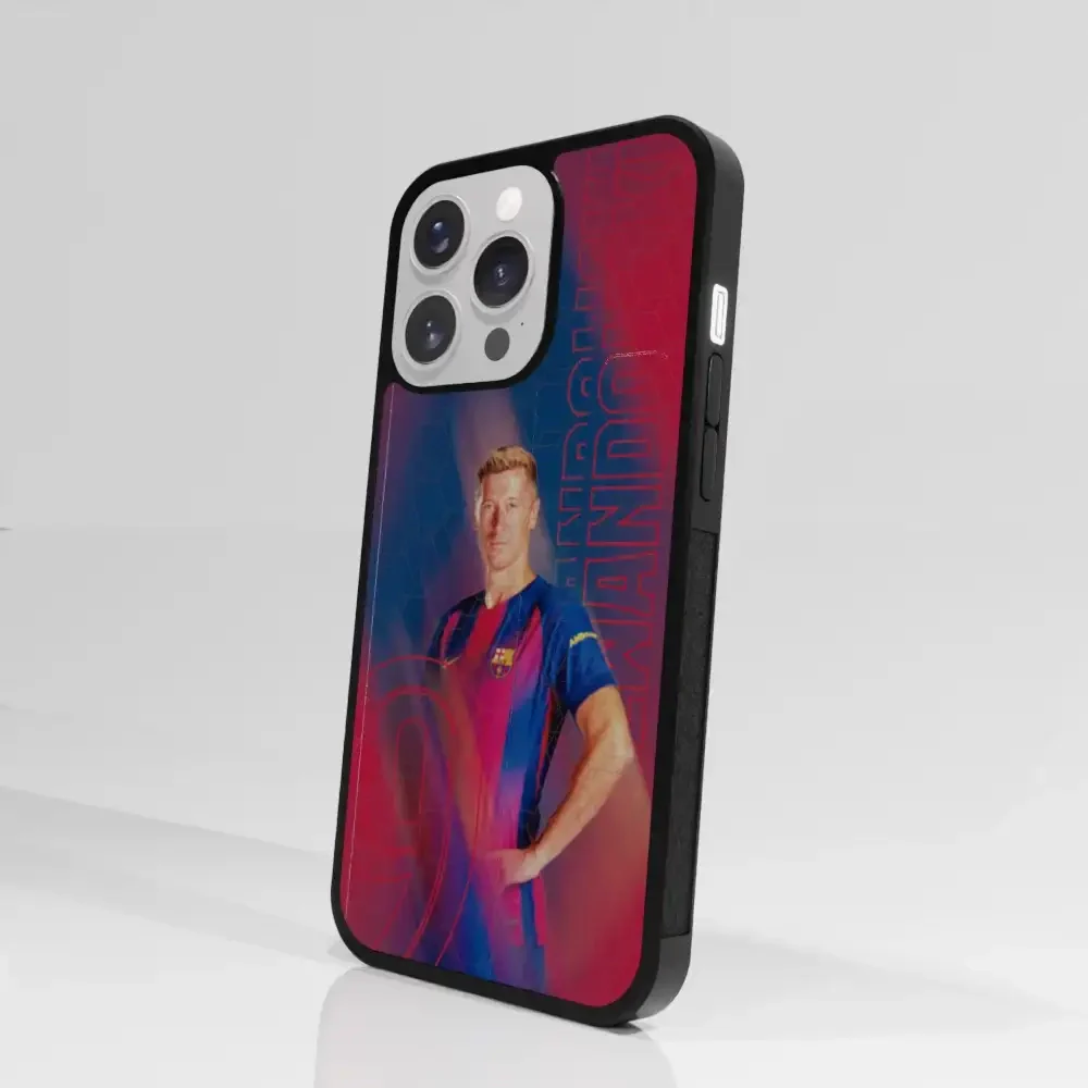 FC Barcelona Official 3D Phone Case Design Lewandowski - Image 83