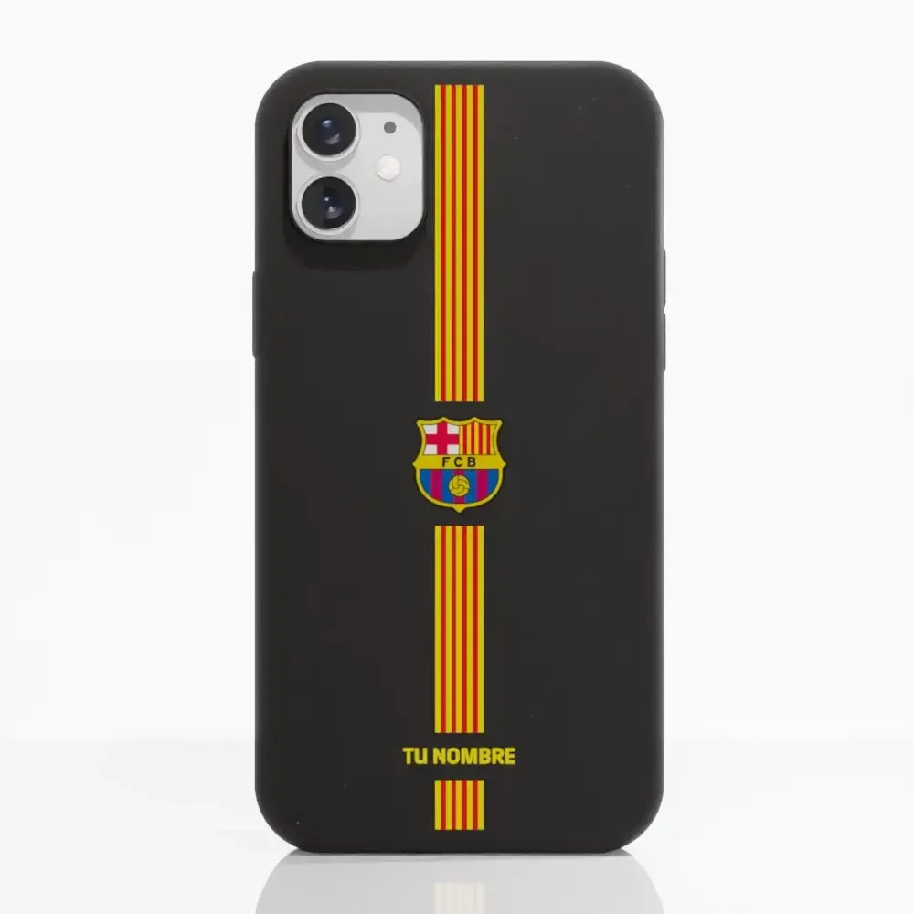 FC Barcelona Official Compostable Phone Case Full Color crest + stripes