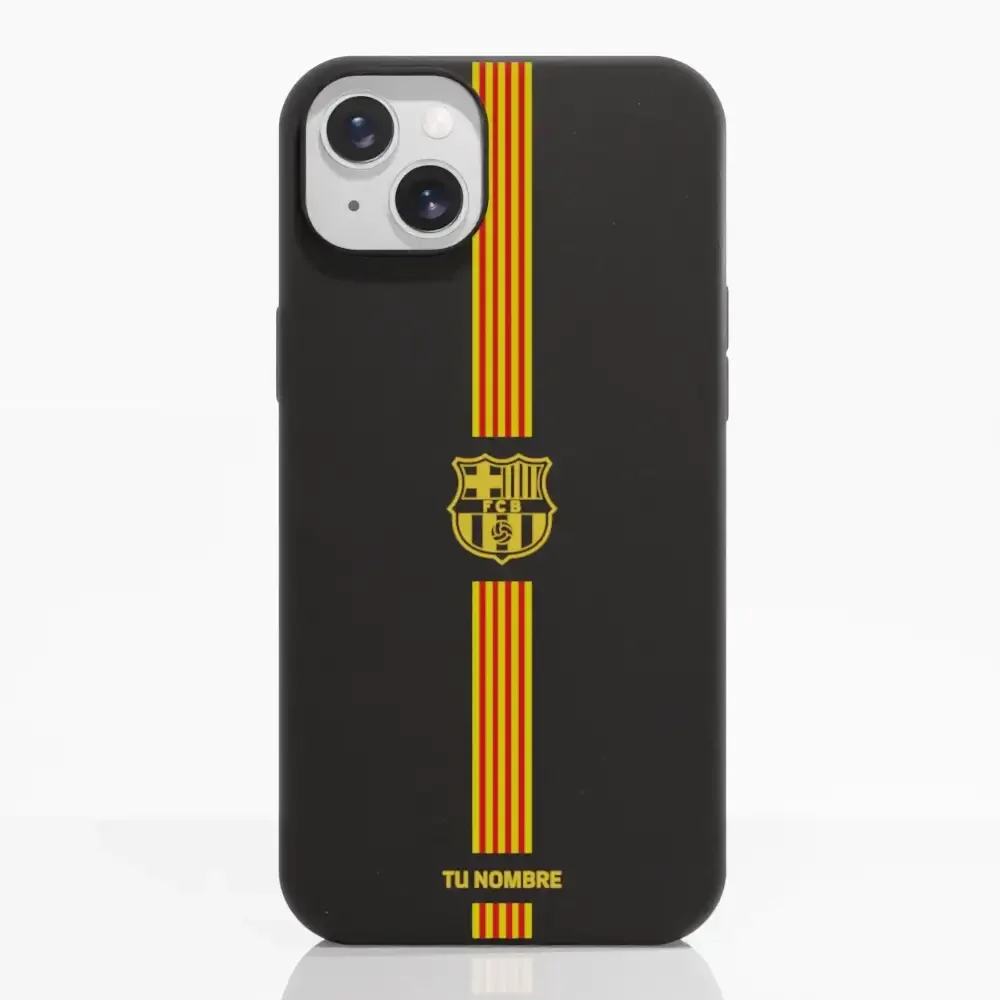 FC Barcelona Official Compostable Phone Case Yellow crest + stripes - Image 10