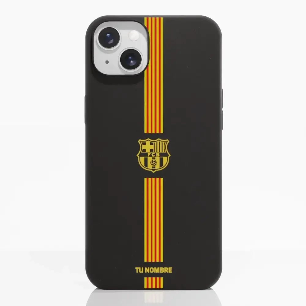 FC Barcelona Official Compostable Phone Case Yellow crest + stripes - Image 14
