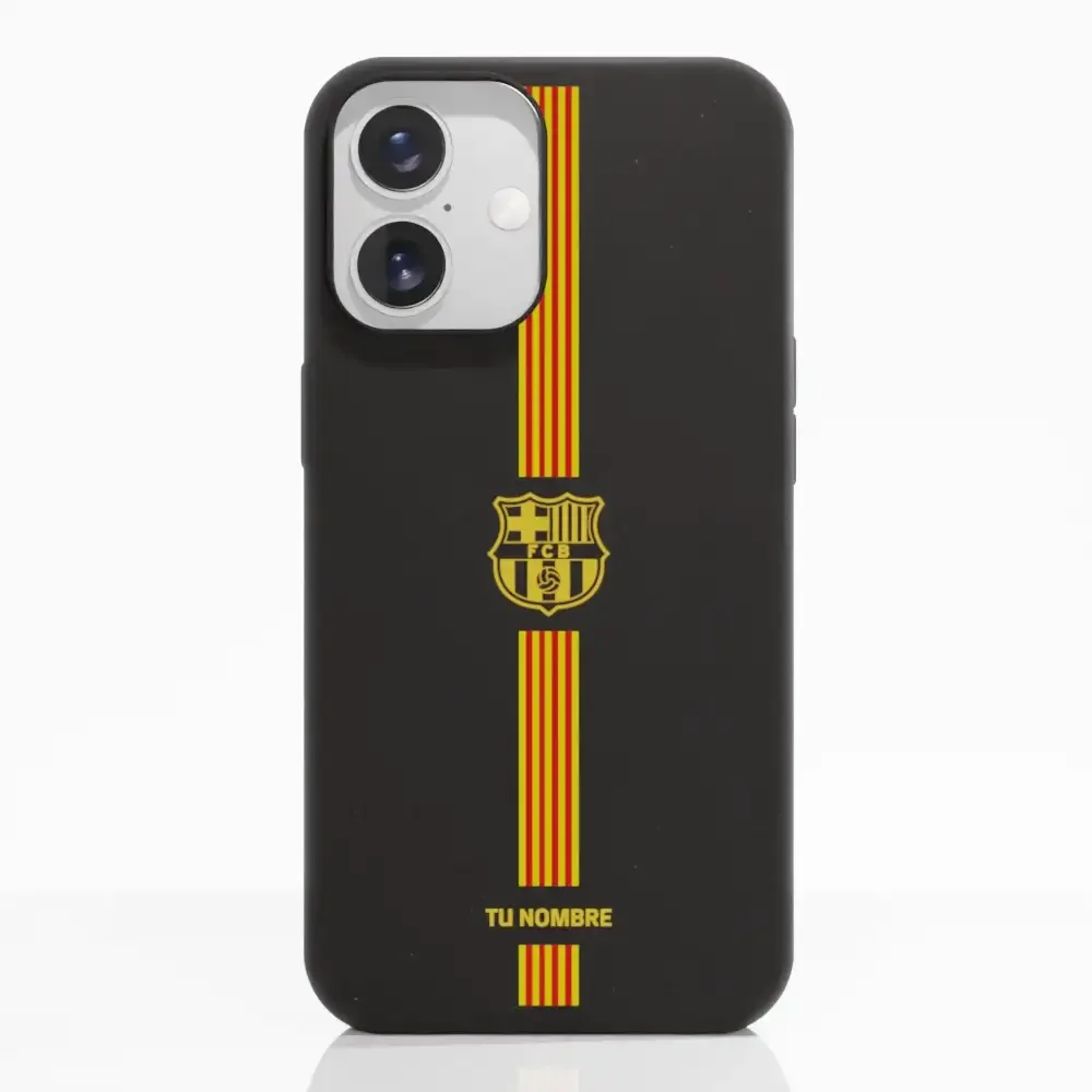 FC Barcelona Official Compostable Phone Case Yellow crest + stripes - Image 17