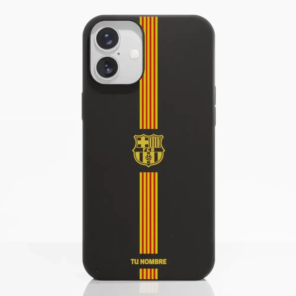 FC Barcelona Official Compostable Phone Case Yellow crest + stripes - Image 18
