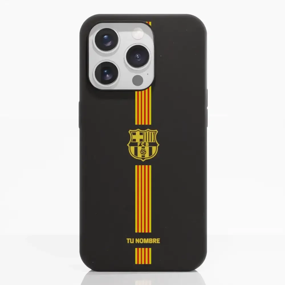 FC Barcelona Official Compostable Phone Case Yellow crest + stripes - Image 19
