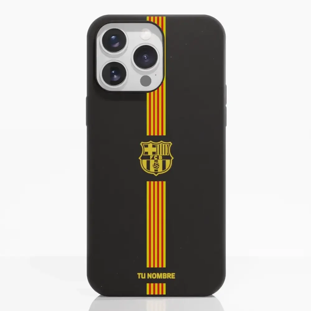 FC Barcelona Official Compostable Phone Case Yellow crest + stripes - Image 20