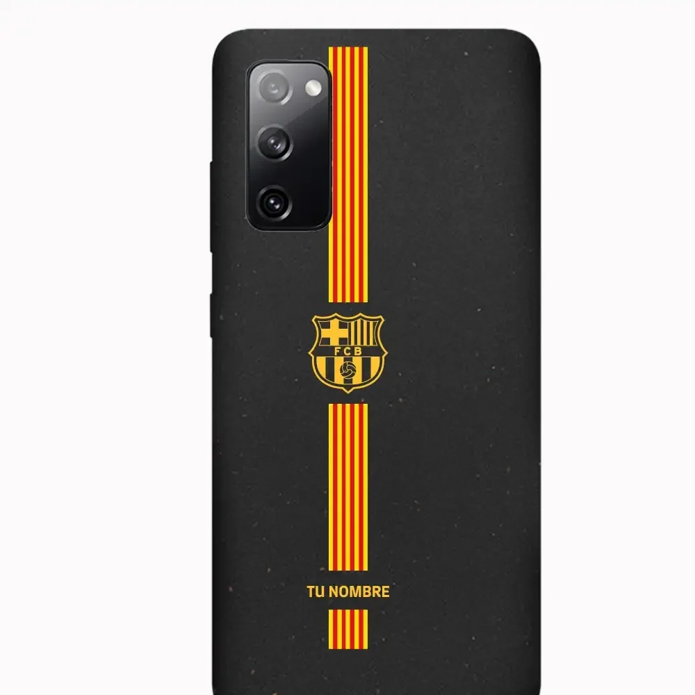 FC Barcelona Official Compostable Phone Case Yellow crest + stripes - Image 25