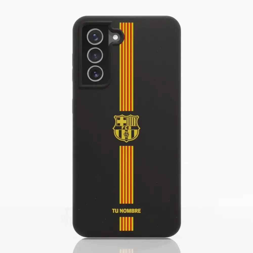 FC Barcelona Official Compostable Phone Case Yellow crest + stripes - Image 28